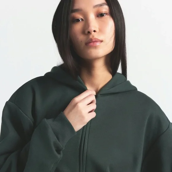 SKIM CLASSIC ZIP UP HOODIE Spruce NEW - Picture 1 of 10